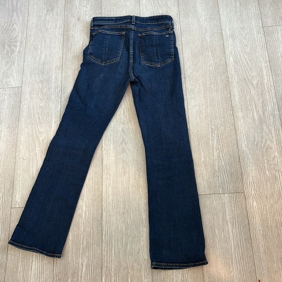 Rag & Bone Nina High-Rise Boot Jeans in Marine Blue size 29 - Picture 3 of 15